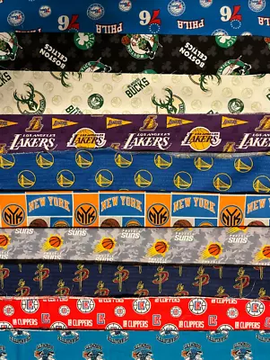 FAT QUARTER NBA COTTON LICENSE Teams 18  X 21  • $5.75