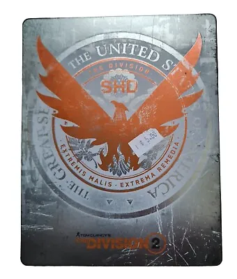 TOM CLANCY'S THE DIVISION 2 Microsoft XBOX ONE Aussie Stock STEELBOOK Video Game • $10.99