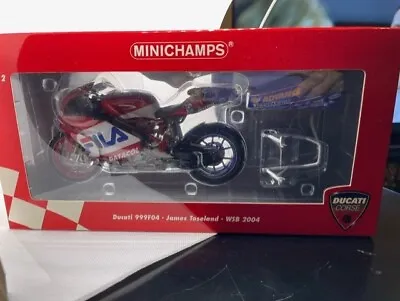 Minichamps 1/12 Scale 122 040252 - Ducati 999F04 James Toseland WSB 2004 • £50