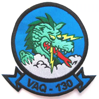 USN Navy Electronic Attack Squadron 130 - VAQ-130 Iron-on/Sew-on Patch • $6.95