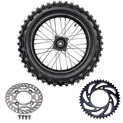 $158.72 • Buy 15mm 90/100-14 Rear Wheel Rim+Disc Rotor+Sprocket Dirt Bike CR85 CR80 YZ85 SSR