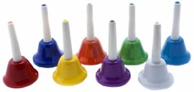 D'Luca Kids Musical Hand Bell Set Of 8 Notes • $44.95