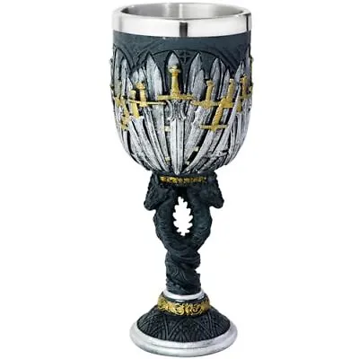 Medieval Swords Dragon Wine Goblet - GOT D&D Game Chalice Of Merchandise - 7o... • $28.50