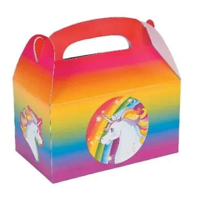 $15.50 • Buy Unicorn Party Supplies Party Box X 12 Free Shipping Loot Container Treats