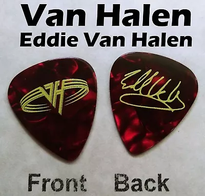 Eddie Van Halen Classic Rock Novelty Signature Guitar Pick (S-R1) • $5.97