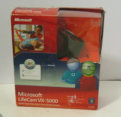 Microsoft LifeCam VX-5000 Web Cam NEW OPEN BOX • $21.95