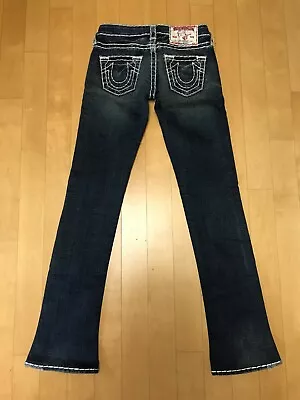 True Religion Women's Gina Super T Dark Drifter Jeans Size 24  • $49.99