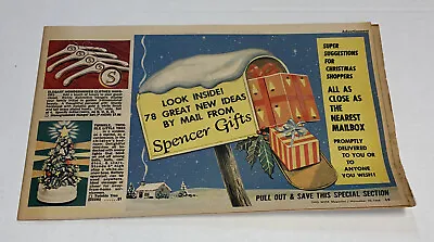 Vintage 1960s Christmas Spencer Novelty Gift Catalog Toys Santa MCM Prop • $44.99