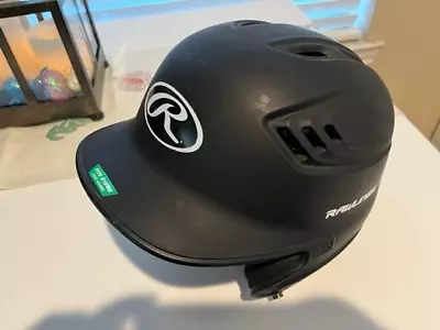 Rawlings R16 Baseball Batting Helmet Matte Black Junior Kids  • $18.99