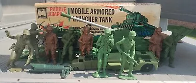 Rare 1950s Puddle Jumper Mobile Armored Launcher Original Box Multiple Toymakers • $245