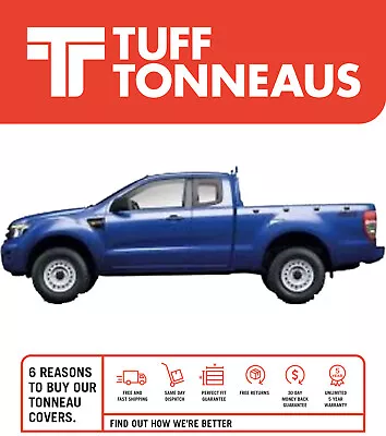 Bunji Ute Tonneau Cover For Ford PX Ranger Super Cab Nov 2011 To May 2013  • $273.90