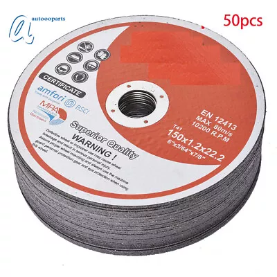 PACK 50 6 X.045 X7/8  Cut-off Wheel - Metal & Stainless Steel Cutting Discs • $32.12