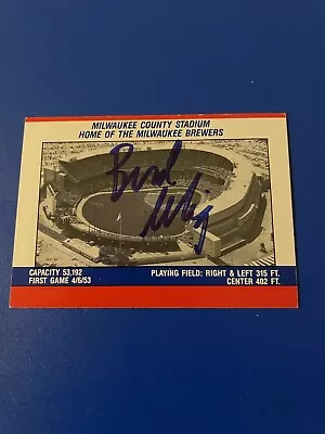 BUD SELIG Signed 1988 Fleer Stadium Card Milwaukee Brewers & MLB Commissioner  • $13.95