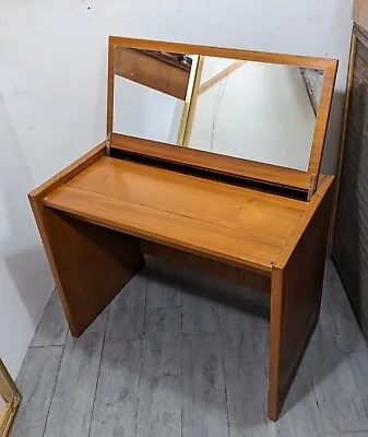 Vintage Jesper Mid Century Danish Modern Flip Open Vanity Desk Table W/ Mirror • $990