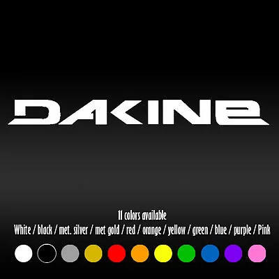 6  Dakine Snowboard Ski Bike Diecut Bumper Car Diecut Vinyl Decal Sticker • $7.66