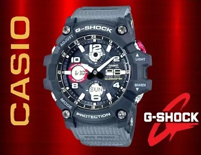 Casio G-shock GSG-100-1A8DR Master Of G Series MUDMASTER Solar Gray Band. • $107.50