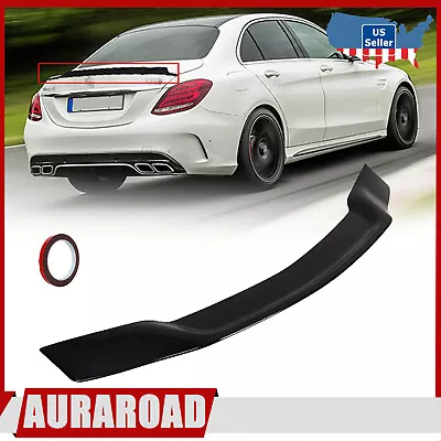 For Mercedes Benz W204 C250 C300 C63 Gloss Black V Style Duckbill Trunk Spoiler • $79.99