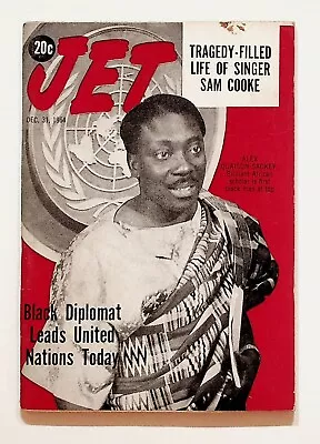 1964 December 31 JET Magazine Singer Sam Cooke Tragedy Martin Luther King Jr • $49.95
