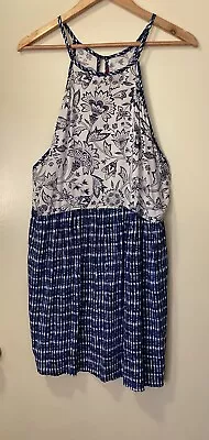 Womens Tigerlily Blue/white Dress Size 12 • $16