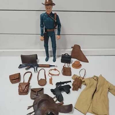 Marx Johnny West Mike Hazzard Action Figure 1960s With Lot Of Accessories • $79.95