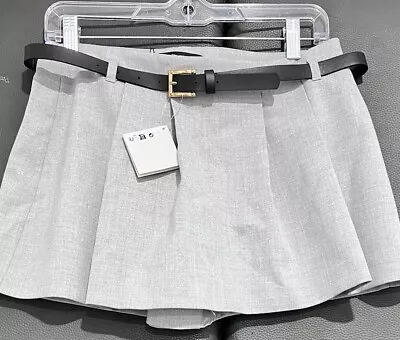 ZARA Skort NWT Size Small With Belt Pleated • $25