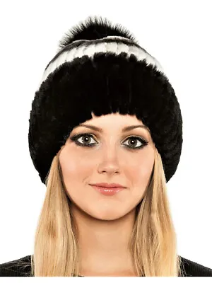 Beanie-Cap-Headband-Fur Headband-Ear Muff-Neck Warmer-Ear Warmer-Fur Hat-Rabbit • $199