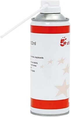 £6.67 • Buy 5 Star Air Duster Can HFC Free Compressed Gas Flammable 400ml