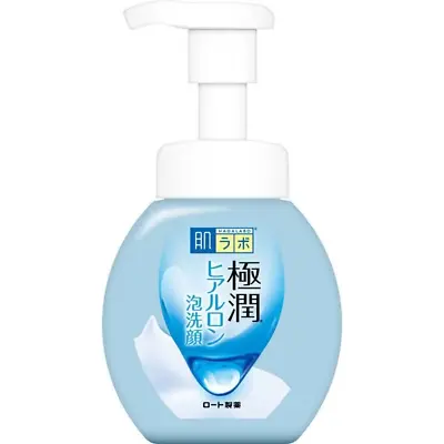 Rohto Hada Labo Gokujyun Super Hyaluronic Acid Face Wash Cleansing Foam 160ml • $13.88