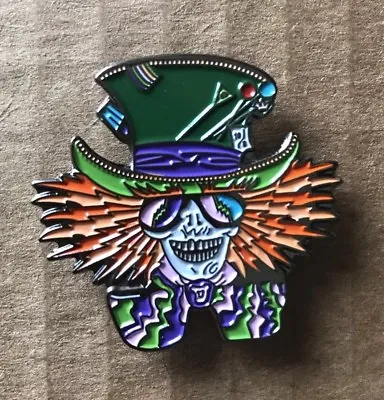Grateful Dead Mad Hatter Lapel Pin. Hat Pin. Steal Your Face.  High Quality! • $12