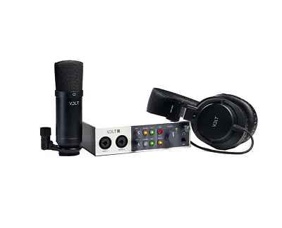 Universal Audio Volt 2 Studio Pack W/ Microphone/Mic Headphones & Software • $215.06