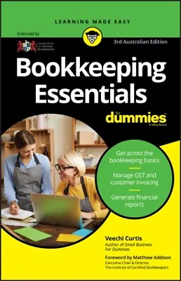  Bookkeeping Essentials For Dummies By Veechi Curtis 9780730384816 NEW Book • £11.74