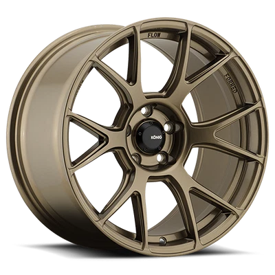 $293.27 • Buy 1 New Gloss Bronze Konig Ampliform 18X8.5 44 5-100 Wheel