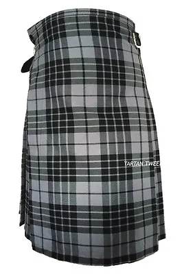 Scottish Lightweight 5 Yard Grey Granite Party Kilt  • £36.99