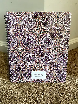 Vera Bradley Purple Notebook With Pocket (Dream Tapestry Pattern) • $15