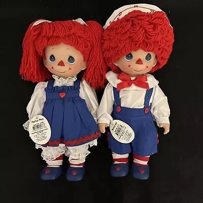 Vintage PRECIOUS MOMENTS Dolls Moptop Mary And Moptop Will 2003 12” With Tags • $25