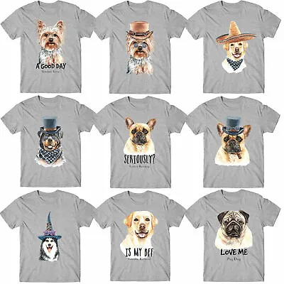 Funny Dog Lovers T-Shirt Cute Animal Pet Puppy Tee Top • £9.99