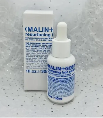 $70 ☆ MALIN+GOETZ Resurfacing Face Serum ☆ Anti-Aging 1oz FULL SIZE • $25.99