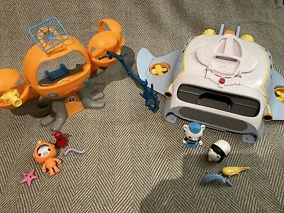 Octonauts Above And Beyond Octoray & Octopod Playset W/ Barnacles *Complete Set* • £74.99