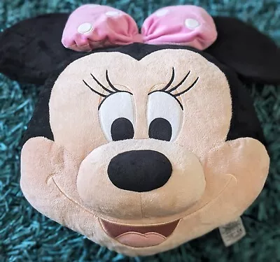 1 Minnie Mouse New Soft Plush Pillow Bought From Disney London But Never Used  • £10.99
