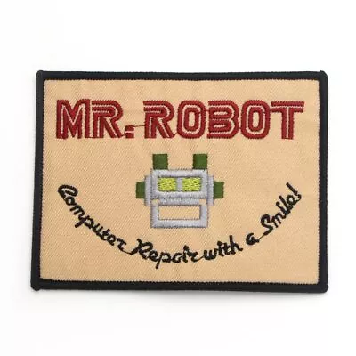 Mr Robot Iron On Patch Sew Logo Insignia Computer Repair TV Cosplay Costume • $5.90