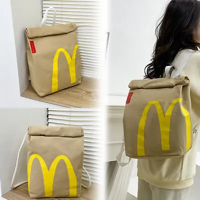 Realistic Mcdonalds Backpack/Messenger Side Bag - Fast Food Gift Student Leisure • $16.99