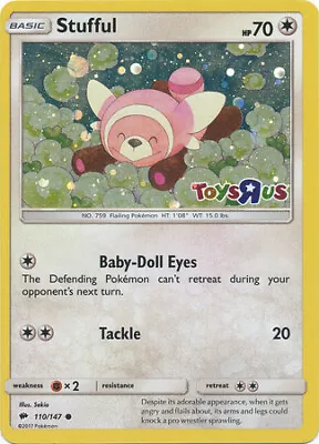 Stufful - 110/147 - Toys R Us	 Promo NM Promo Pokemon • $3.70