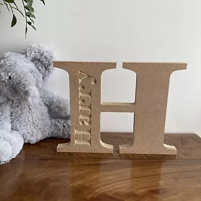 Freestanding Wooden Letters With Engraved Names | MDF Letters | Crafts | Home  • £9.50