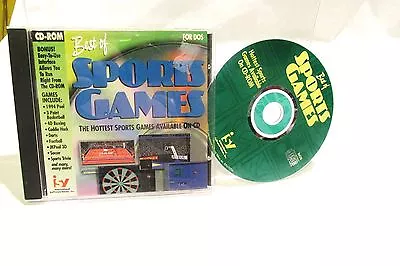 $6.87 • Buy Sports Games Software  For PC DOS CD-Rom 1996