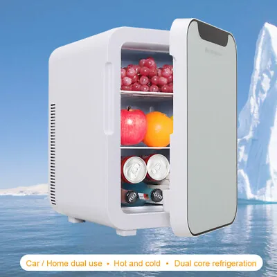 Portable 16L Mini Fridge Table Top Electric Small Cooler Warmer Bedroom Ice Box • £69.95