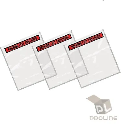 Packing List 4.5  X 5.5  Envelopes Enclosed Self Adhesive Pouch Shipping Label • $8.37