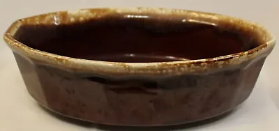 McCoy Pottery Ovenproof Oval 1 QT Casserole Dish Brown Drip Glaze 7070 9.25  • $14.99