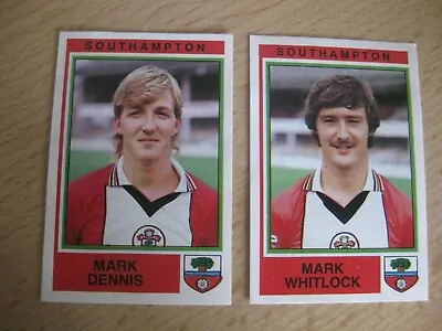 PANINI's - FOOTBALL 85 - 2 Stickers ' SOUTHAMPTON ' PLAYERS - # 272 / 273 • £2.50