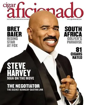 $9.95 • Buy Cigar Aficionado Magazine, March / April,  2017 Steve Harvey Cover Issue