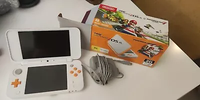 Nintendo 2DS XL White/Orange Console With Mario Kart (60755) • $400